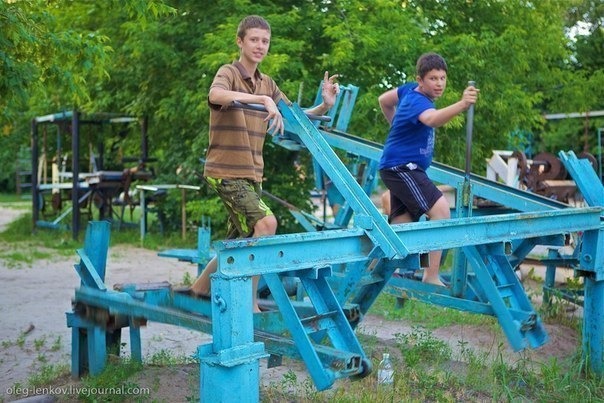 Тренажерный зал под открытым небом