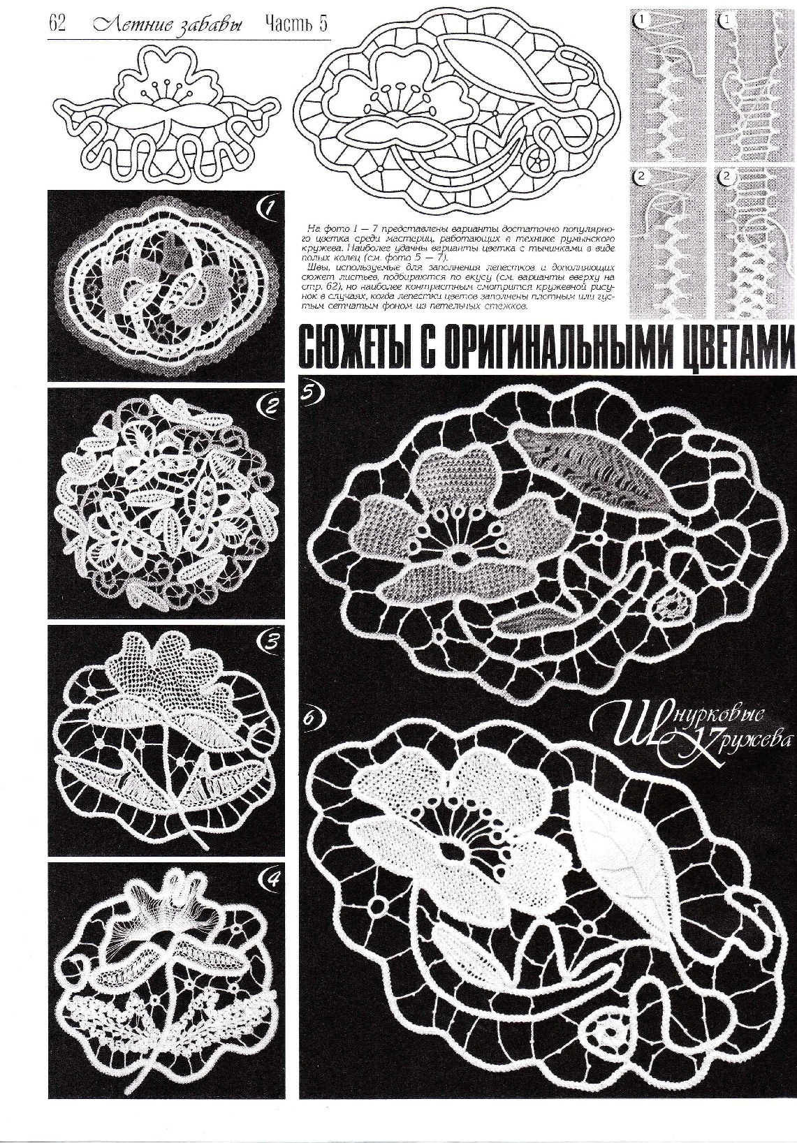 Журнал дуплет ирландское кружево схемы