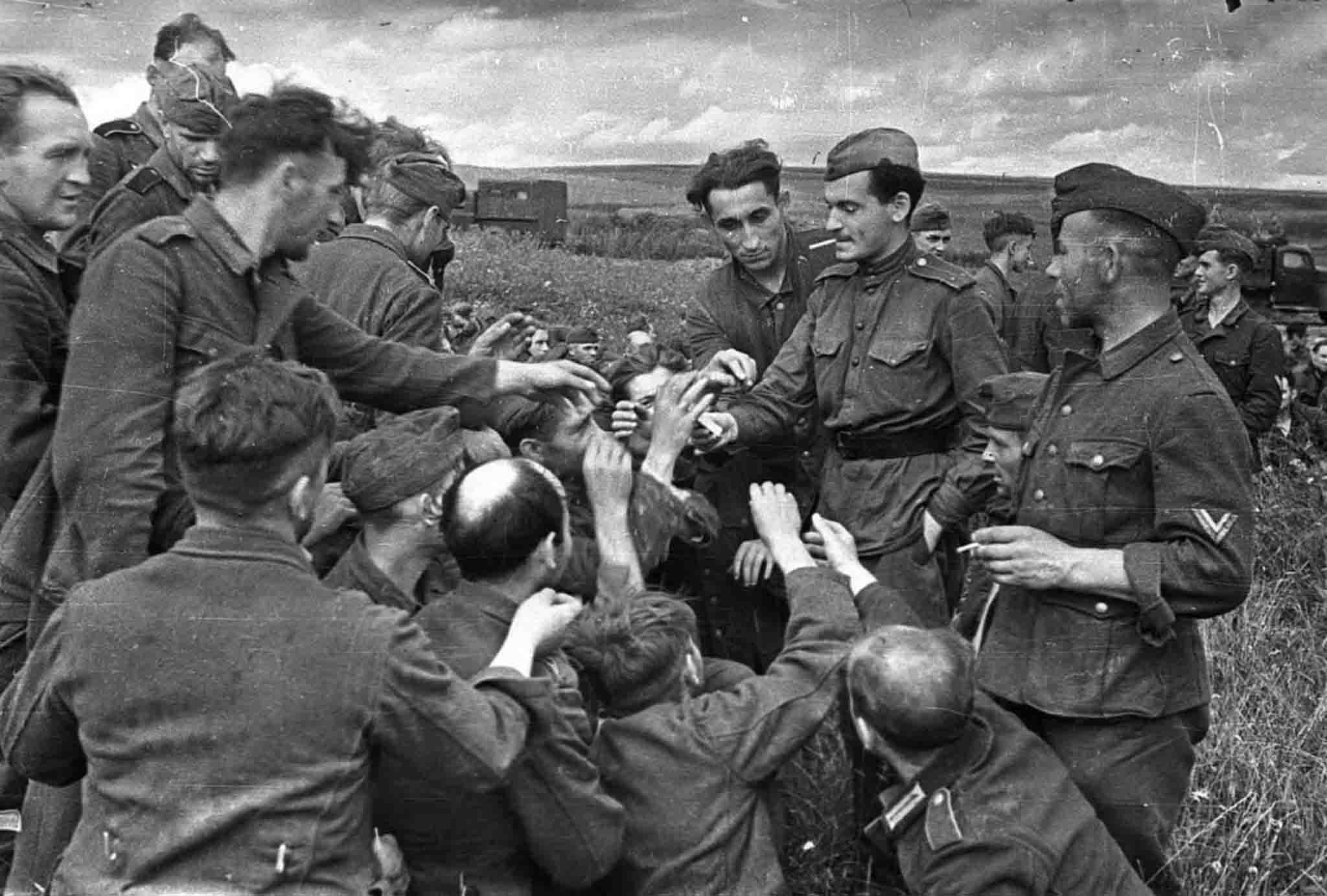 Жалко солдат. Пленные второй мировой войны 1941-1945. Немецкие солдаты в 1943 Курск.