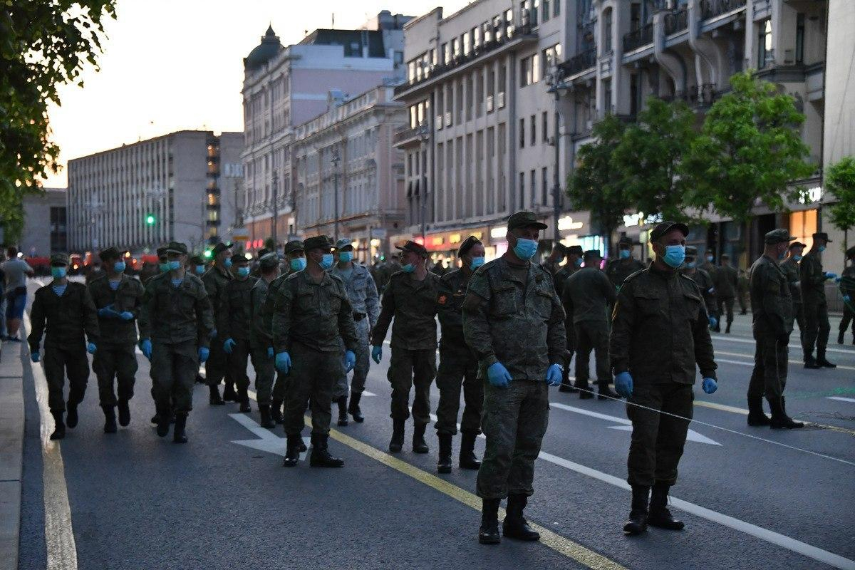 План репетиции парада