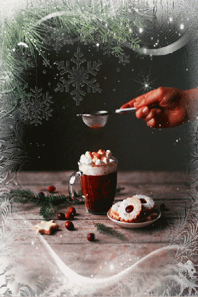 Новогодний Кофе Гиф