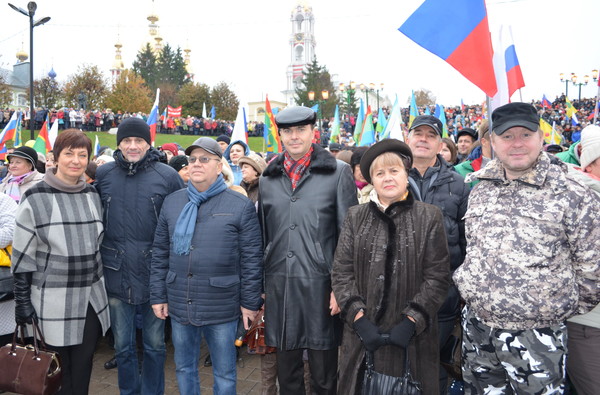 Представители Тамбовского Профобъединения на митинге, посвященном празднованию Дня народного единства.
