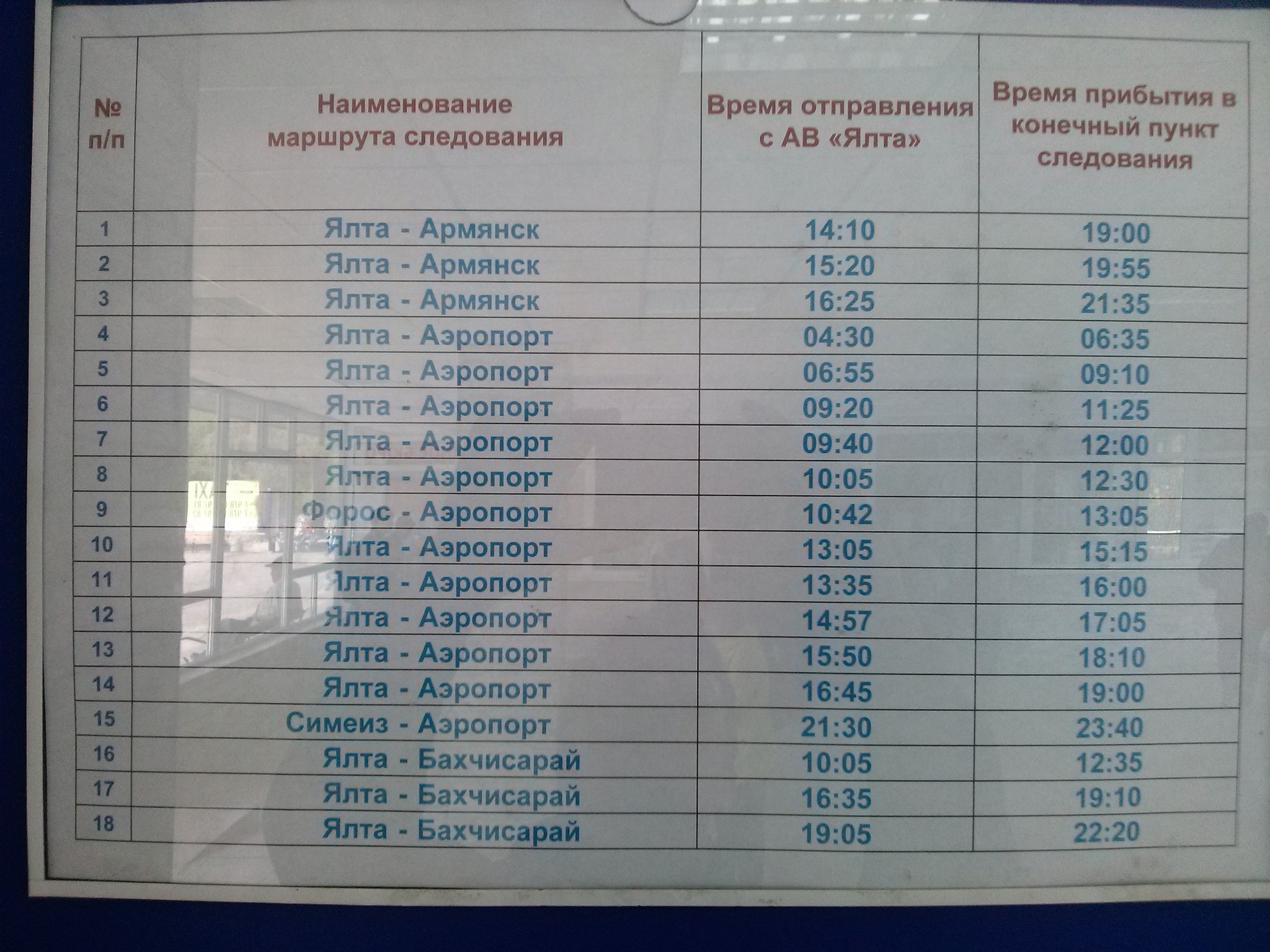 Расписание автобусов красноперекопск